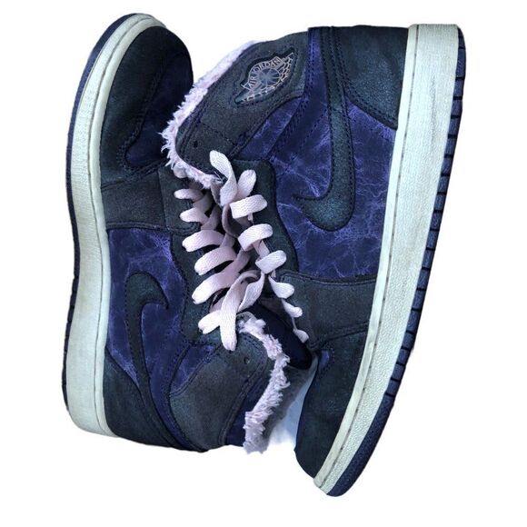 RARE Nike Air Jordan 1 Retro High Premium Imperial Purple Size 7 - Picture 2 of 16